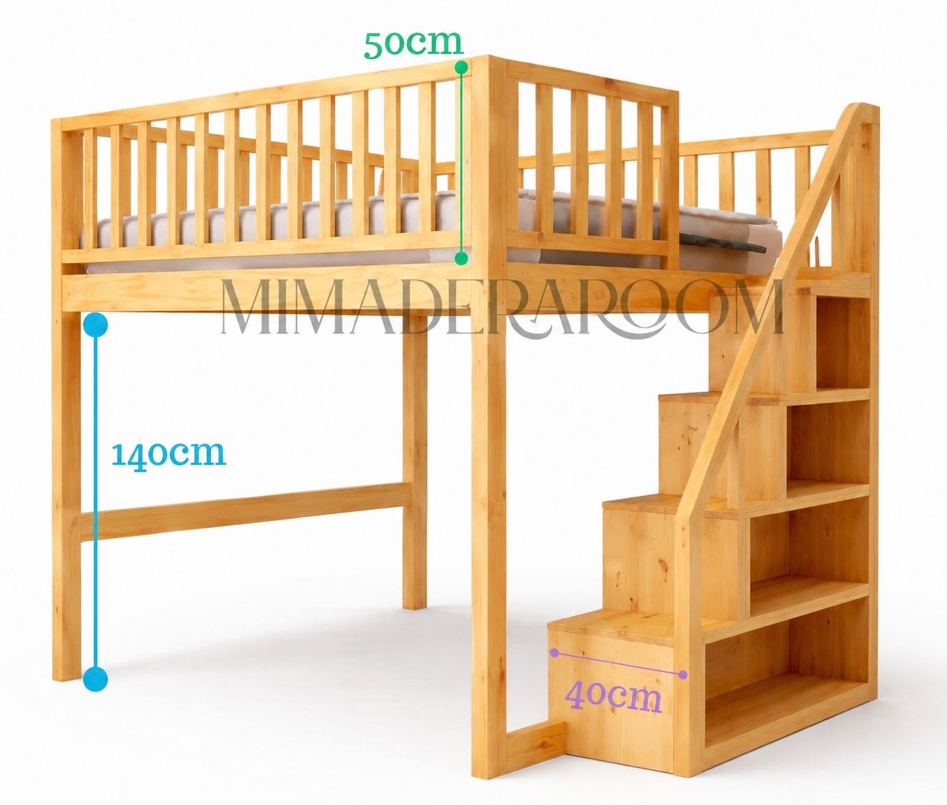 Cama Alta Básica