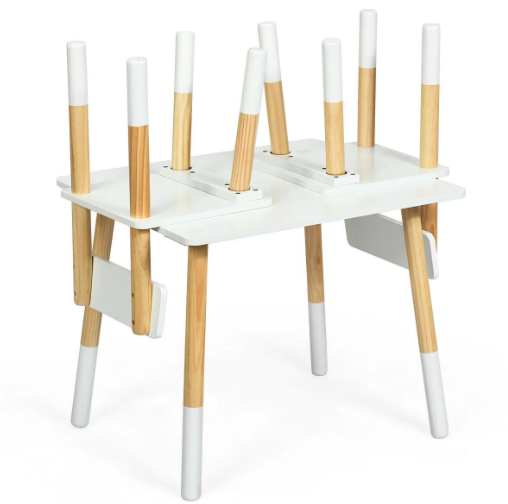 Mesa Blanca con 2 sillas