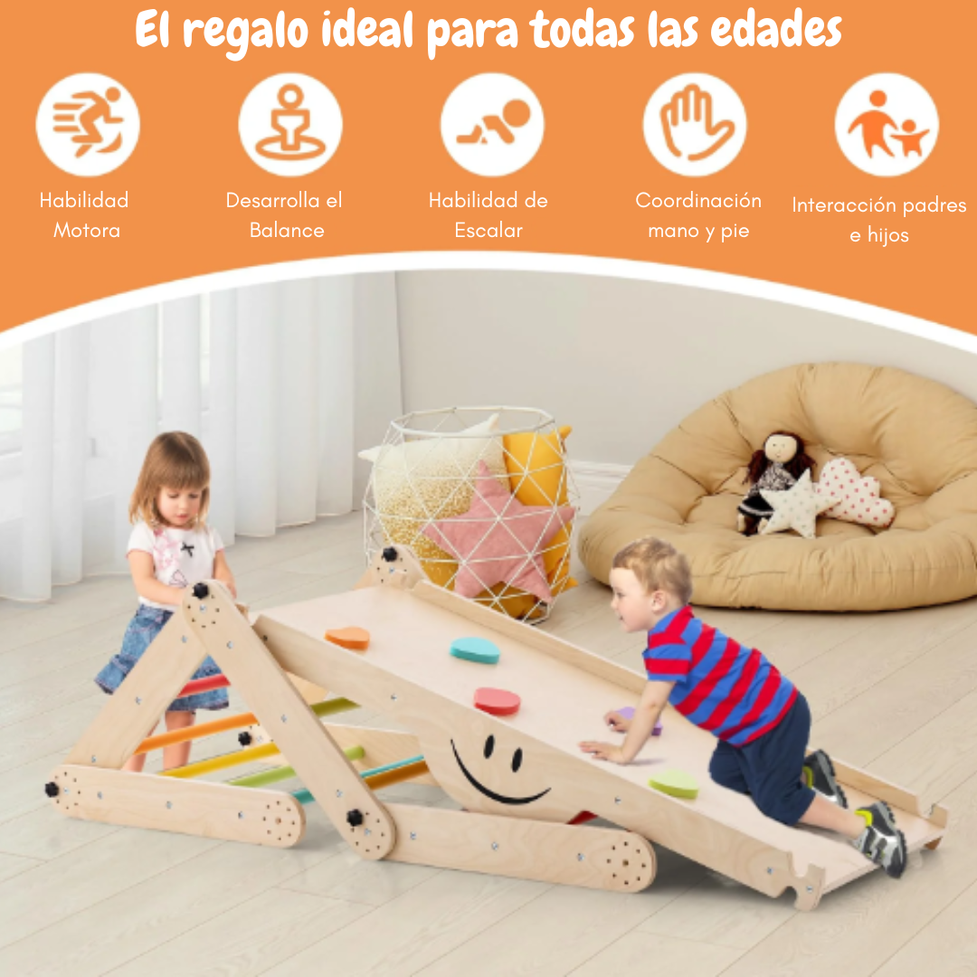 Pikler evolutivo con rampa