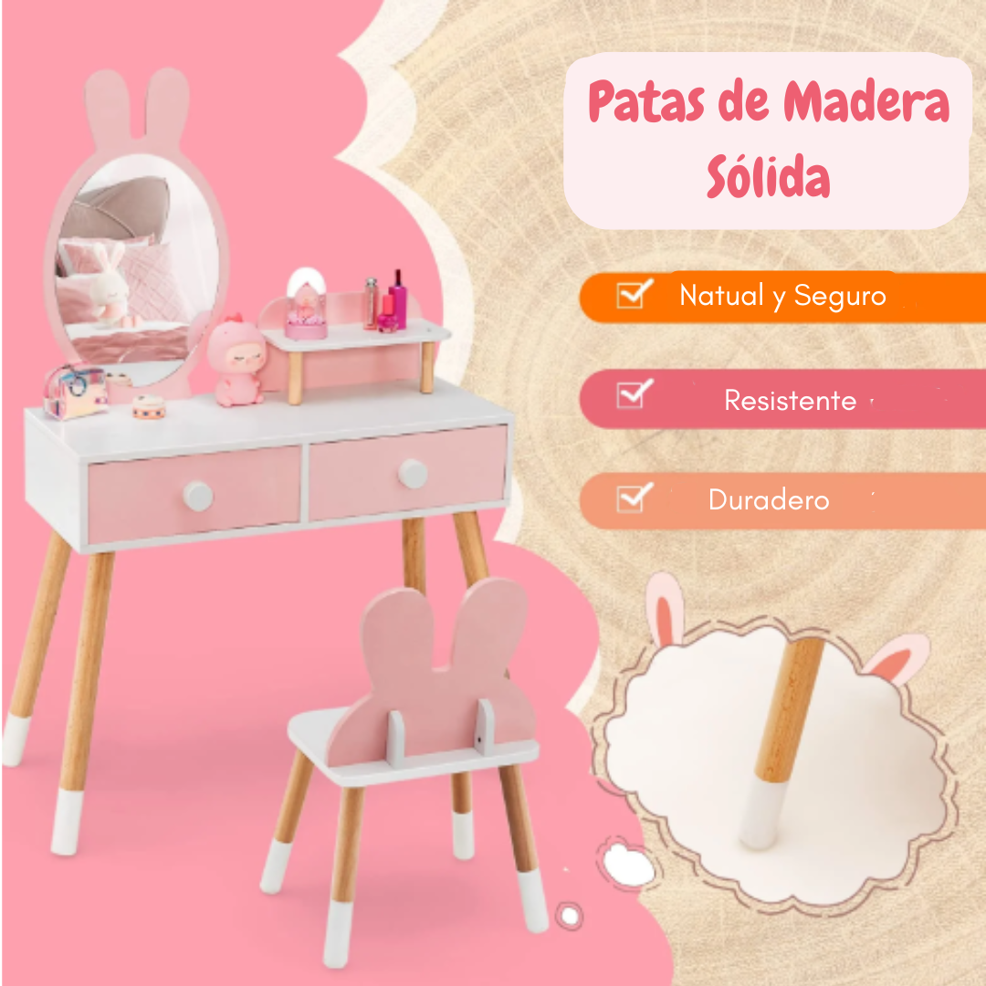 Coqueta Conejo Rosa