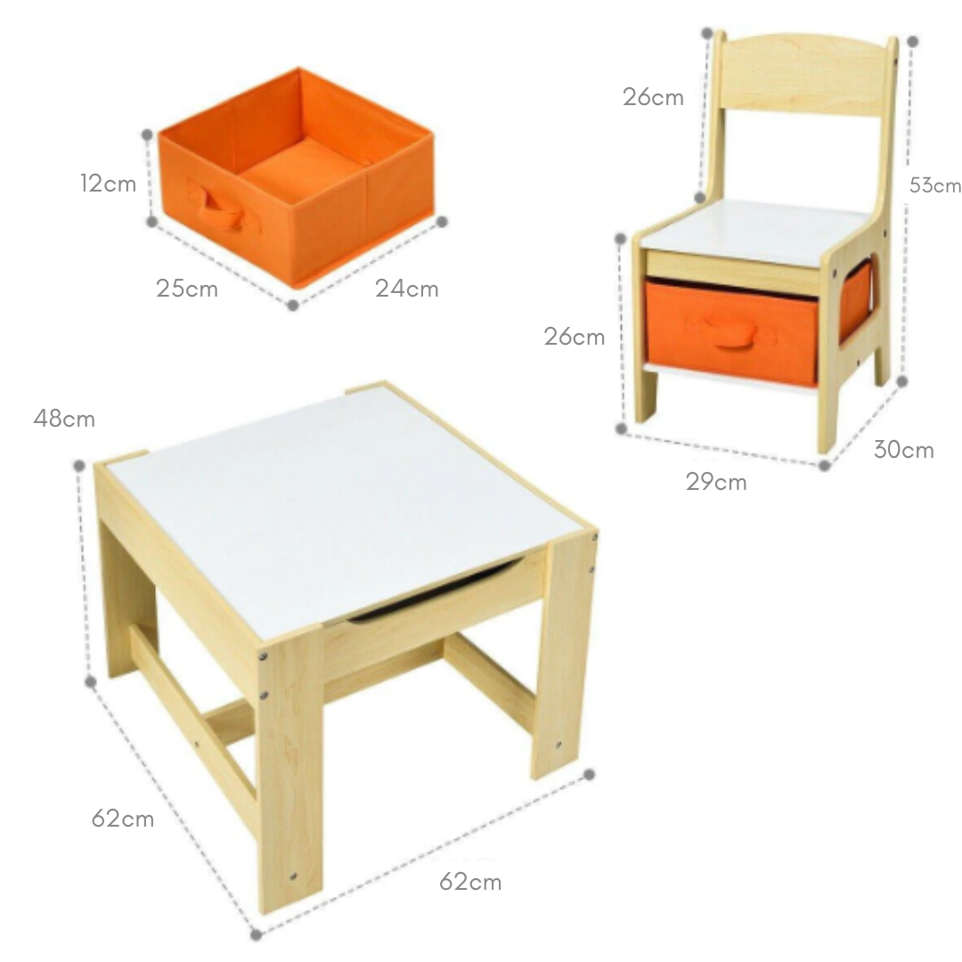 Mesa de actividades 3 en 1