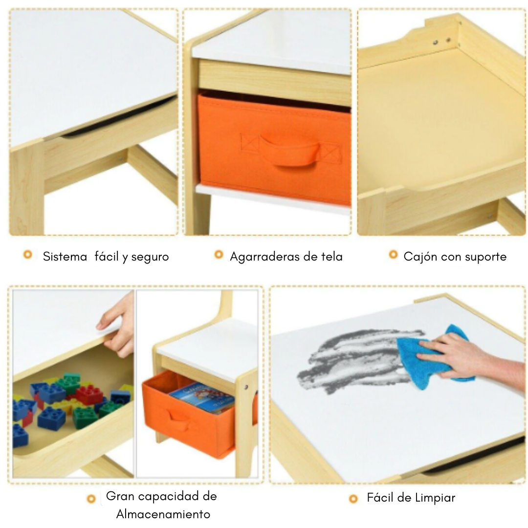 Mesa de actividades 3 en 1