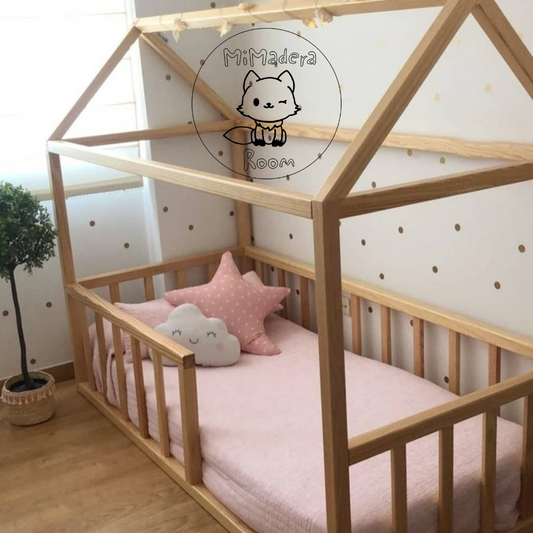 Cama Montessori casita desmontable - Individual