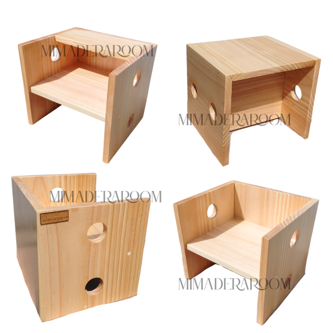 Silla cubo multifuncional