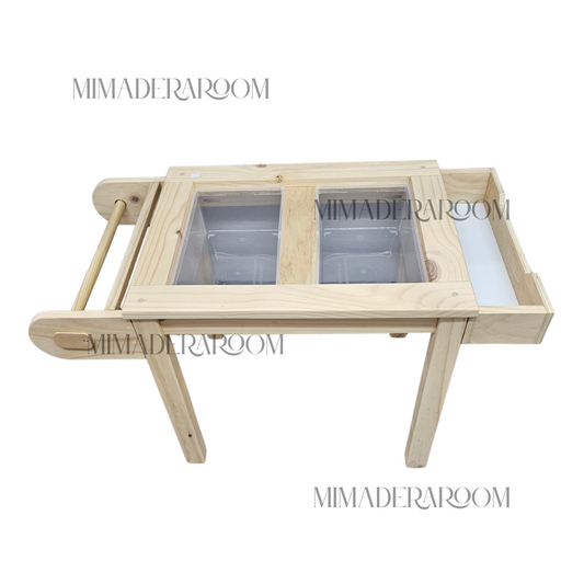 Mesa de actividades de 2 cajones